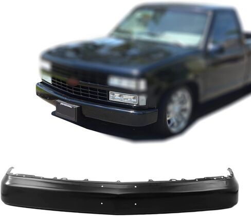 قطع غيار المصد الأمامي شريط الوجه من الفولاذ الأسود المتوافق مع شيفروليه المتوافقة مع شاحنة بيك اب C/K 1500 2500 3500 بليزر سوبربان تاهو يوكون إسكاليد 1988-2000 in Kuwait