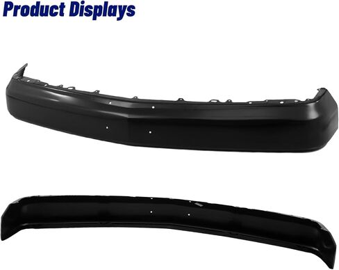 قطع غيار المصد الأمامي شريط الوجه من الفولاذ الأسود المتوافق مع شيفروليه المتوافقة مع شاحنة بيك اب C/K 1500 2500 3500 بليزر سوبربان تاهو يوكون إسكاليد 1988-2000 in Kuwait