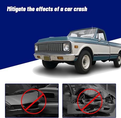 قطع غيار المصد الأمامي شريط الوجه من الفولاذ الأسود المتوافق مع شيفروليه المتوافقة مع شاحنة بيك اب C/K 1500 2500 3500 بليزر سوبربان تاهو يوكون إسكاليد 1988-2000 in Kuwait