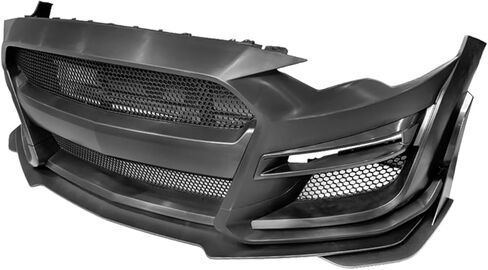 LOSTAR Complete Front Bumper Cover Conversion Compitable With 2018-2023 Ford Mustang GT500 Style in Saudi Arabia