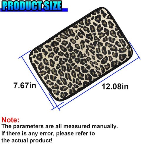 Linen Fabric Car Center Console Cover, 12.08 × 7.67 Inch Anti-Scratch Automotive Middle Console Protective Pad, Universal Vehicle Armrest Storage Box Mat for Car, SUV, Truck (Gold) in Saudi Arabia