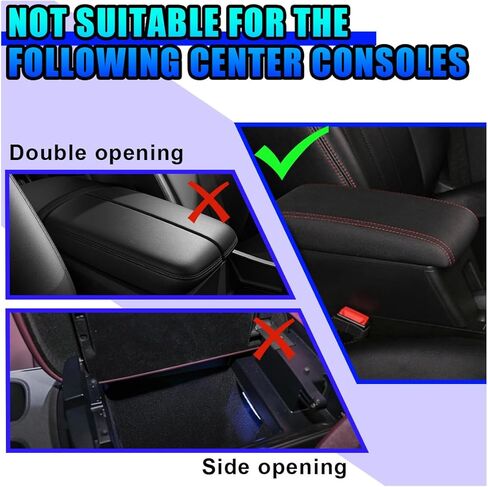 Linen Fabric Car Center Console Cover, 12.08 × 7.67 Inch Anti-Scratch Automotive Middle Console Protective Pad, Universal Vehicle Armrest Storage Box Mat for Car, SUV, Truck (Gold) in Saudi Arabia