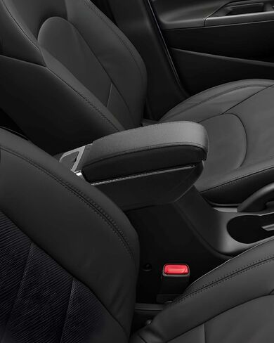 صندوق مسند ذراع السيارة من Autoorder لملحقات Kia Rio 2012-2017 مساحة تخزين مزدوجة الطبقة مع حامل أكواب وحامل هاتف صندوق تخزين وحدة التحكم المركزية in Saudi Arabia