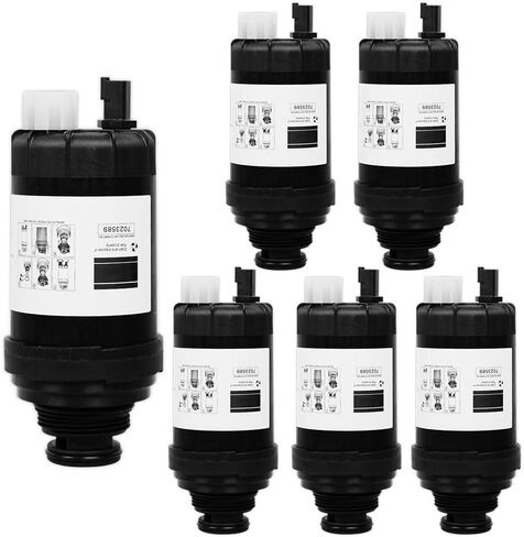 7023589 Fuel Filter Water Separator Replace Compatible with 7400454 Bobcat Loaders S450 S510 S530 S550 S590 S650 S740 S770 S850 T450 T595 T650 T740 T770 T870 A770 Excavator E32 E35 E42 (Set of 6) in Saudi Arabia
