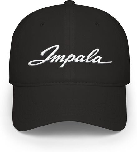 Impala Script Cap Vintage Cursive Badge Chevy Classic Baseball Hat 1964 Car Gift in Saudi Arabia