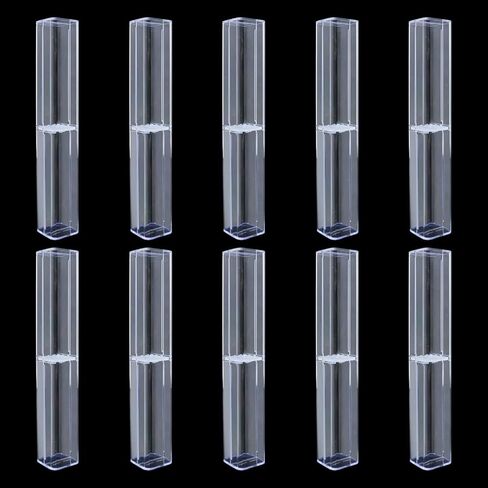 10PCS Clear Acrylic Pen Display Case Reusable Pencil Storage Container Single Pen Holder for Home Office Stationery Store in Saudi Arabia