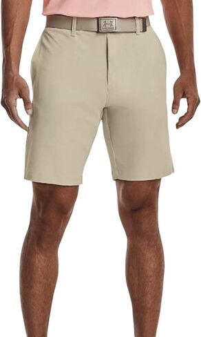 شورت جولف رجالي من Under Armour (درزة داخلية 10 بوصة) (as1، الخصر، Numeric_30، عادي، كاكي 289) in Saudi Arabia