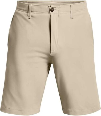 شورت جولف رجالي من Under Armour (درزة داخلية 10 بوصة) (as1، الخصر، Numeric_30، عادي، كاكي 289) in Saudi Arabia