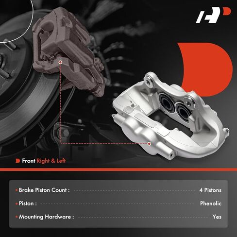 مجموعة مكابح قرصية ممتازة بدون دعامة متوافقة مع سيارة BMW - 320i، 328d، 328i GT xDrive، 330i، 335i، 340i، 420i، 428i Gran Coupe، 435i، ActiveHybrid 3، M235i - الجانب الأمامي in Saudi Arabia