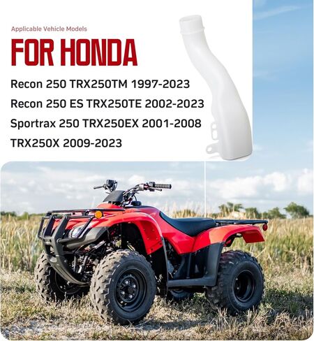 مدخل هواء غص قناة التمهيد لهوندا 2009-2023 ريكون 250 TRX250TM TRX250TE TRX250EX TRX250X 17259-HM8-B40 in Kuwait
