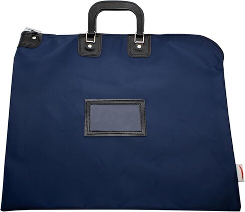 حقيبة مستندات كبيرة بقفل بمقابض، وحقيبة أمان بقفل، متوافقة مع HIPAA، مقاس 16 × 20 بوصة (أسود) in Kuwait