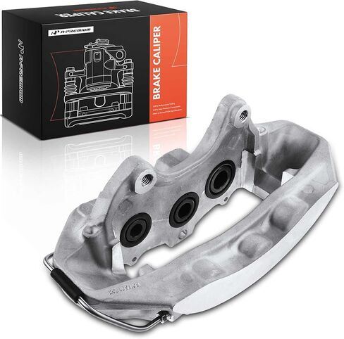 A-Premium Disc Brake Caliper Assembly Compatible with Select Cadillac Models - CTS 2009 2010 2011 2012 2013 2014 2015 6.2L with Heavy Duty Antilock Brakes - Front Left Driver Side in Saudi Arabia