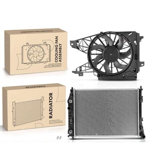 Replacement Parts for Radiator&Cooling Fan Assembly Kit for Chevy Corvette 2005-2013 6.0L 6.2L 7.0L Mod-A58PP-43962 in Saudi Arabia
