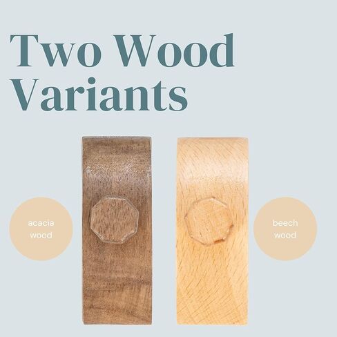 Tapestry Hangers Set of 4 – Premium Beech Wood Quilt & Rug Hangers for Wall Display – Non-Damaging Holders for Fabric Wall Hangings – Light Brown in Saudi Arabia