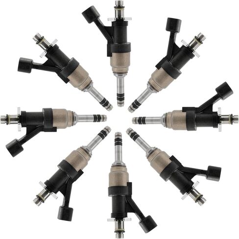 8Pcs Aintier Automotive engine Fuel Injectors Compatible for 2021 for Chevrolet Express 2500,2019-2022 for Chevrolet Silverado 1500,2021 for GMC Savana 2500,2019-2022 for GMC Sierra 1500 FJ1462 in Kuwait
