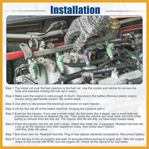 استبدال فوهة حاقن وقود السيارة مناسب لشركة Hyundai i30 1.6L 2007-2011 No.35310-2B020 - حزمة من 4 قطع بديلة in Saudi Arabia