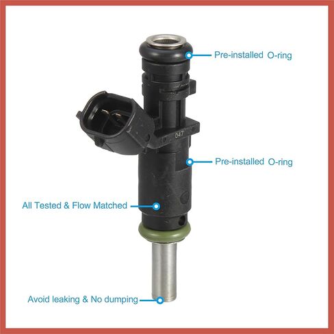 ACROPIX 1 Pcs 07K906031C Car Fuel Injector Nozzle for VW Beetle Jetta 2.5L 2006-2014 for VW Passat 2012-2014 for VW Sportwagen 2010-2014 2.5L EA855 Car Parts in Saudi Arabia