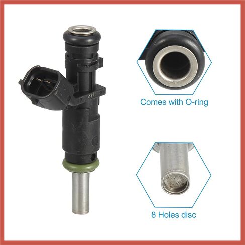 ACROPIX 1 Pcs 07K906031C Car Fuel Injector Nozzle for VW Beetle Jetta 2.5L 2006-2014 for VW Passat 2012-2014 for VW Sportwagen 2010-2014 2.5L EA855 Car Parts in Saudi Arabia