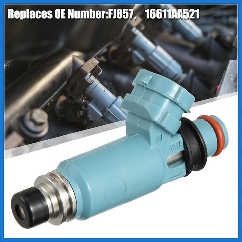 4Pcs 16611-AA521 Car Vehicle Petrol Fuel Injector Nozzle Replacement for Subaru Impreza 205 WRX 2.0L Turbo 2002-2005 Auto Accessories in Saudi Arabia