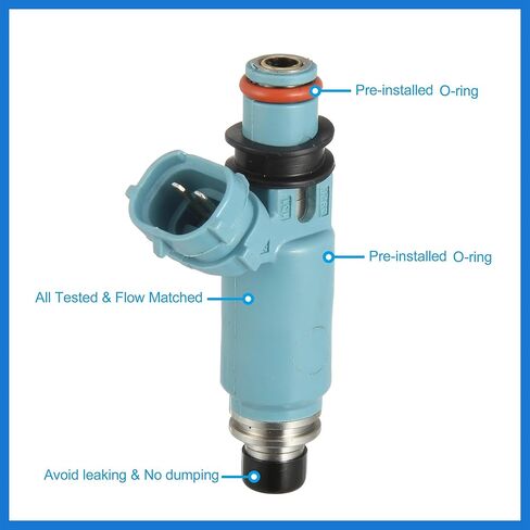 4Pcs 16611-AA521 Car Vehicle Petrol Fuel Injector Nozzle Replacement for Subaru Impreza 205 WRX 2.0L Turbo 2002-2005 Auto Accessories in Saudi Arabia