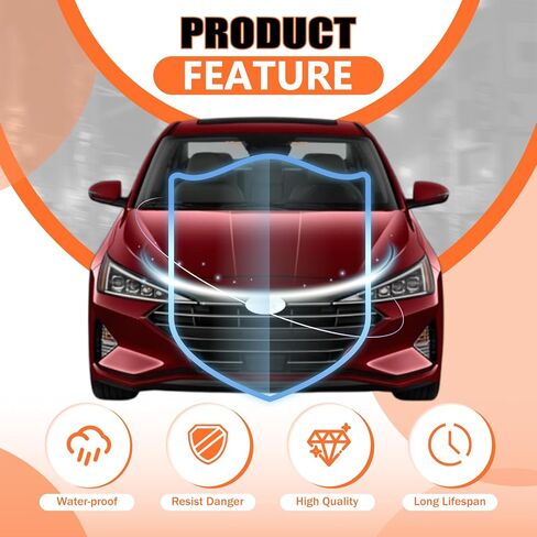 JX RACING Front Bumper Grill Upper Grille Compatible with Hyundai Elantra 2019-2020 Grille Assembly With Intelligent Cruise Control Cover Chrome+Matte Black 86350F2BC0 HY1200254 in Kuwait