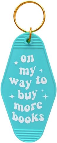 Book Lover Keychain Turquoise Key Ring for Book Lovers Book Club Bookish Bookworm Key Chain for Women Girls in Kuwait