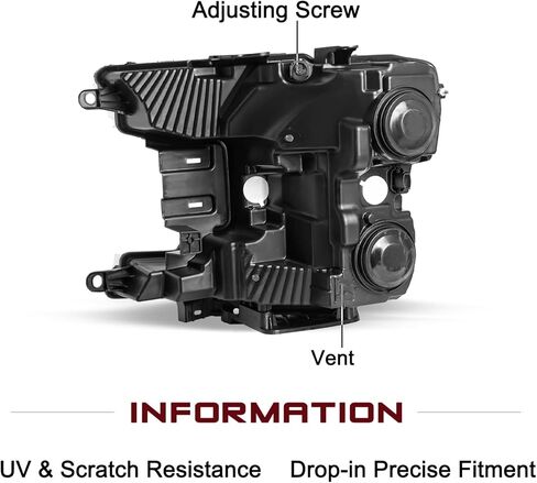 JSBOYAT Halogen Headlight Assembly Replacement for 18 to 20 Ford F150 Headlamp (Right Passenger Side) in Saudi Arabia
