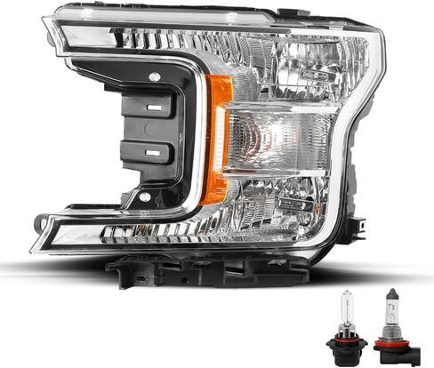 JSBOYAT Halogen Headlight Assembly Replacement for 18 to 20 Ford F150 Headlamp (Right Passenger Side) in Saudi Arabia