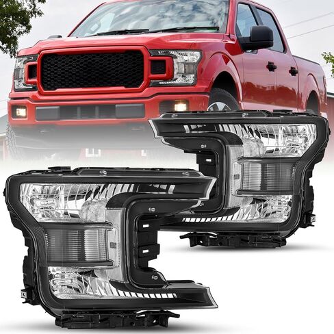 JSBOYAT Halogen Headlight Assembly Replacement for 18 to 20 Ford F150 Headlamp (Right Passenger Side) in Saudi Arabia