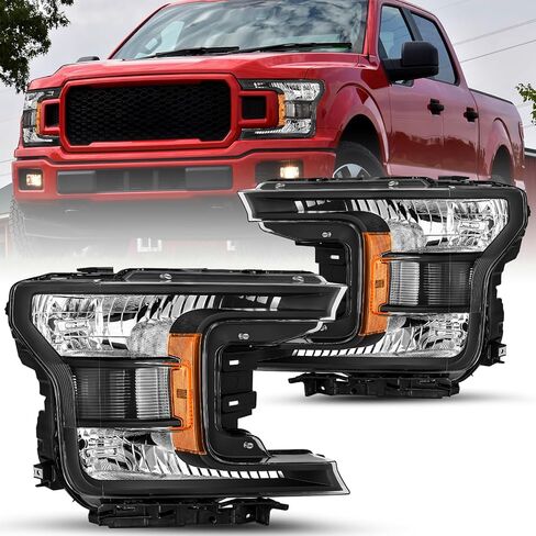 JSBOYAT Halogen Headlight Assembly Replacement for 18 to 20 Ford F150 Headlamp (Right Passenger Side) in Saudi Arabia