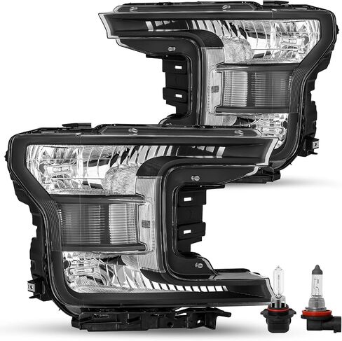 JSBOYAT Halogen Headlight Assembly Replacement for 18 to 20 Ford F150 Headlamp (Right Passenger Side) in Saudi Arabia