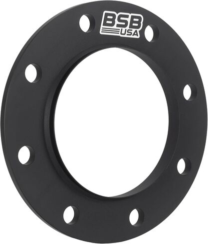 American Made 3/8" Inch 8x170 Hubcentric Wheel Spacers - Fits Ford F-250 F-350 1999-2021 - 3/8 Inch (9.5mm) Thick, 8x170 Bolt Pattern, 124.9 Hub, Black, Made in The USA (Set of 4) in Saudi Arabia