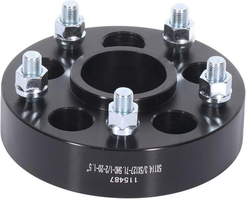 OCPTY 4 قطع 5x4.5 إلى 5x5 محولات فواصل العجلات 1.5 بوصة 1/2 ترصيع 71.5 مم محور تجويف مزورة محور العجلة المركزية محولات 5 عروة مناسبة لشيروكي لكومانش لجراند شيروكي للحرية in Kuwait