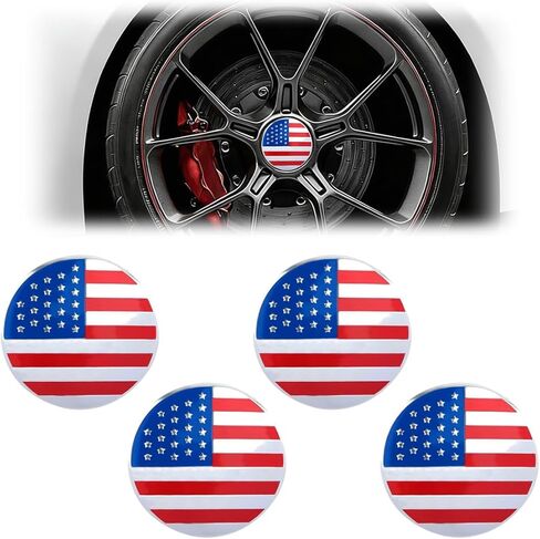 4PCS Sport Car Wheel Hub Center Caps Sticker for Rims, 56mm/2.2 Inch Universal Wheel Center Covers Hub Caps, Auto Exterior Decoration Decal Accessories for Car Truck SUV(Sport-Silver) in Kuwait