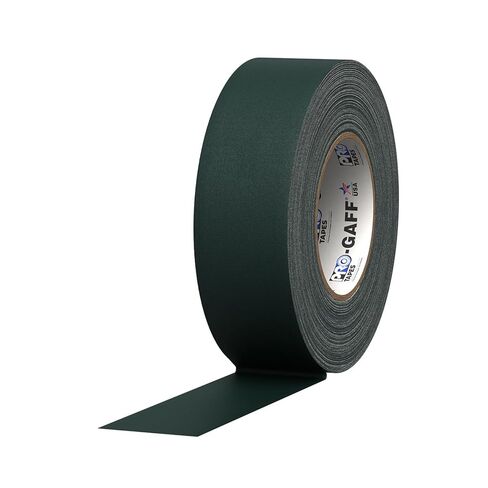 ProTapes Pro Gaff Premium Matte Cloth Gaffer's Tape With Rubber Adhesive, 11 mils Thick, 55 yds Length, 2" Width, Olive Drab (Pack of 1) in Kuwait