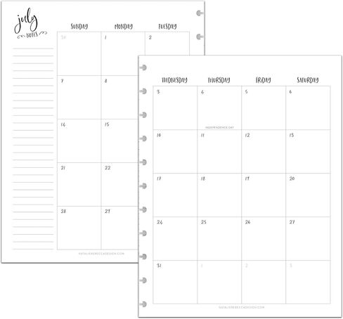 BetterNote يوليو 2026 - يونيو 2027 إعادة تعبئة التقويم الأكاديمي الشهري لدفتر Discbound، تواريخ المدرسة، يناسب Levenger Circa، Big Happy Planner، Arc، TUL، Disc، Whimsy (11 قرص، 8.5 بوصة × 11 بوصة) in Kuwait