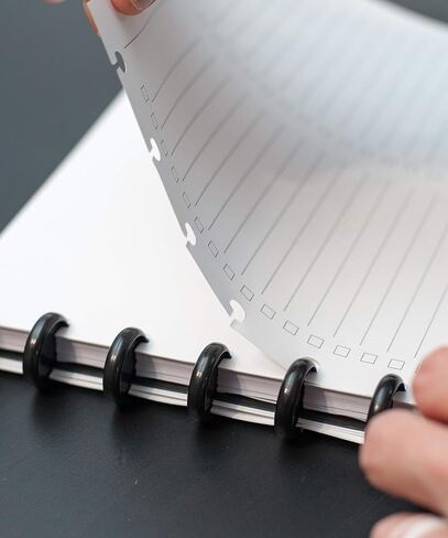 BetterNote يوليو 2026 - يونيو 2027 إعادة تعبئة التقويم الأكاديمي الشهري لدفتر Discbound، تواريخ المدرسة، يناسب Levenger Circa، Big Happy Planner، Arc، TUL، Disc، Whimsy (11 قرص، 8.5 بوصة × 11 بوصة) in Kuwait