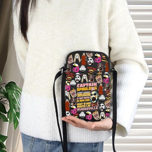 WZMPA Captain Spaulding Crossbody Bag Terror Movie Gift Suspense Film Shoulder Bag Captain Spaulding Merchandise in Saudi Arabia