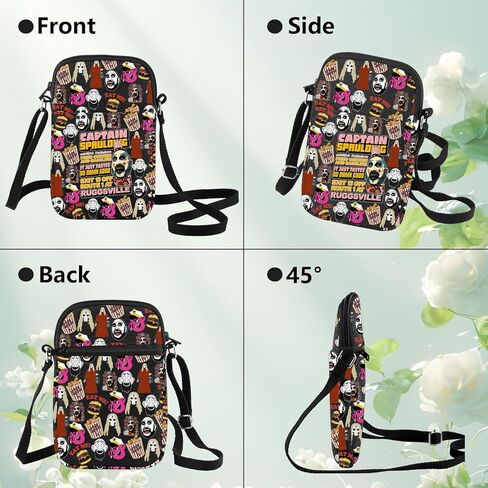 WZMPA Captain Spaulding Crossbody Bag Terror Movie Gift Suspense Film Shoulder Bag Captain Spaulding Merchandise in Saudi Arabia