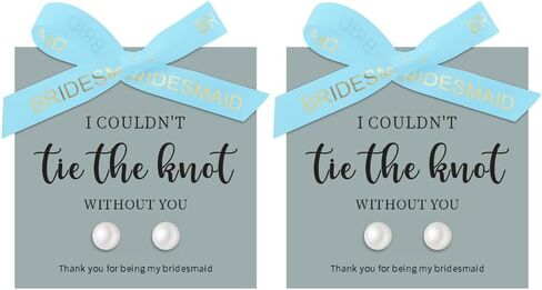 2/4/6/8Pairs Bridesmaid Earrings Gifts for Women Pearl Earrings for Women Wedding Earrings for Bridesmaids Bridesmaid Proposal Gifts in Kuwait