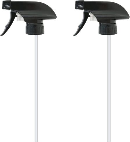 رؤوس فوهات زجاجات الرش البديلة لزجاجات الرش البلاستيكية سعة 8 أونصة / 16 أونصة، مناسبة لمنظفات النوافذ والعلاج العطري وترطيب الوجه والعناية بالشعر والزهور (عبوتان) in Kuwait