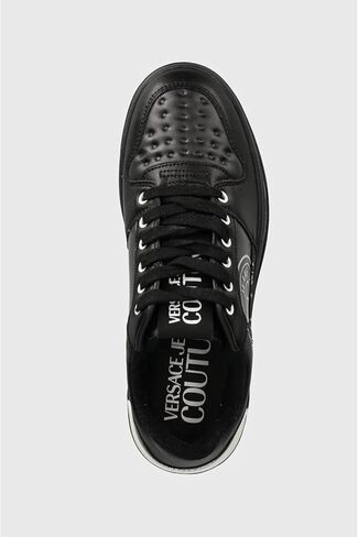 VERSACE JEANS COUTURE Mens Black Modern Low Top Sneaker in Saudi Arabia