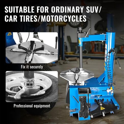 2.0HP Tire Changer Wheel Changing Machine Wheel Balancer Rim Clamp Combo in Kuwait