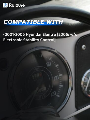 Front ABS Wheel Speed Sensor Left Right fit 2001 2002 2003 2004 2005 2006 Hyundai Elantra, Driver Passenger Side, ALS590 ALS573, 2pcs in Saudi Arabia