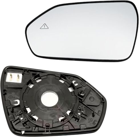 Driver Side Left Mirror Glass Compatible with for Hyundai Elantra 2021 2022 2023 2024 2025 Heated with Blind Spot (Driver Blind Spot No-Auto Dimming) in Kuwait