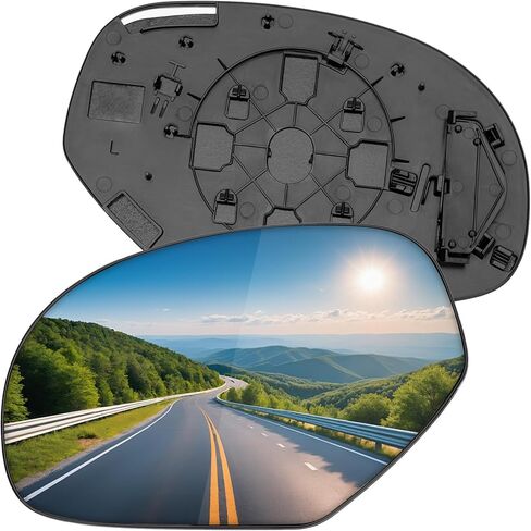 Passenger Side Mirror for Chevy Silverado Suburban Tahoe Avalanche, for Cadillac Escalade, for GMC Sierra Yukon, 2007-2014 - Right Side Mirror Glass, Rear View Mirrors Glass No Function in Saudi Arabia
