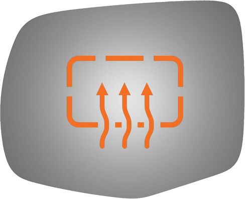 Burco 4639H Redi-Cut Driver Side Heated Mirror Glass for 16-18 Honda Pilot in Saudi Arabia