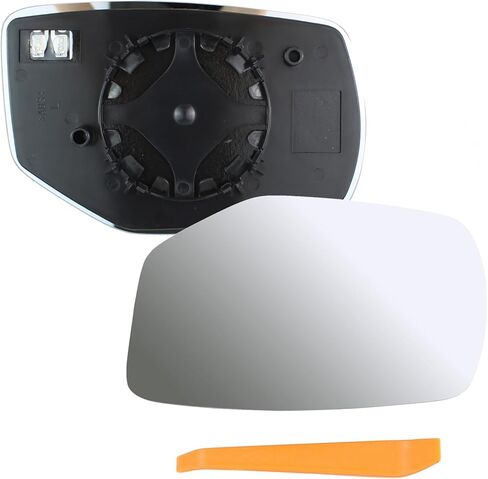 Left Side Rearview Power Heated Aspherical Mirror Glass with Backing Plate for Honda Accord 2013-2017 in Saudi Arabia