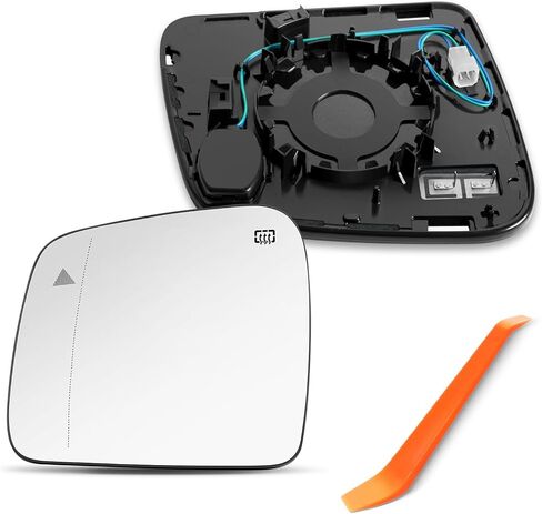 Passenger Side BSD Mirror Compatible with 2011-2020 Jeep Grand Cherokee, 2014-2019 Dodge Durango, Right Side Mirrors with Blind Spot, Power Heated in Kuwait