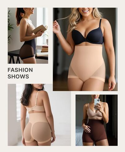 SHAPELLX Shapewear for Women Panties Tummy Control Underwear High Waist Body Shaper Breathable Compression Briefs Girdle in Saudi Arabia